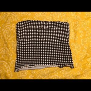 Pacsun Black & White Tube Top